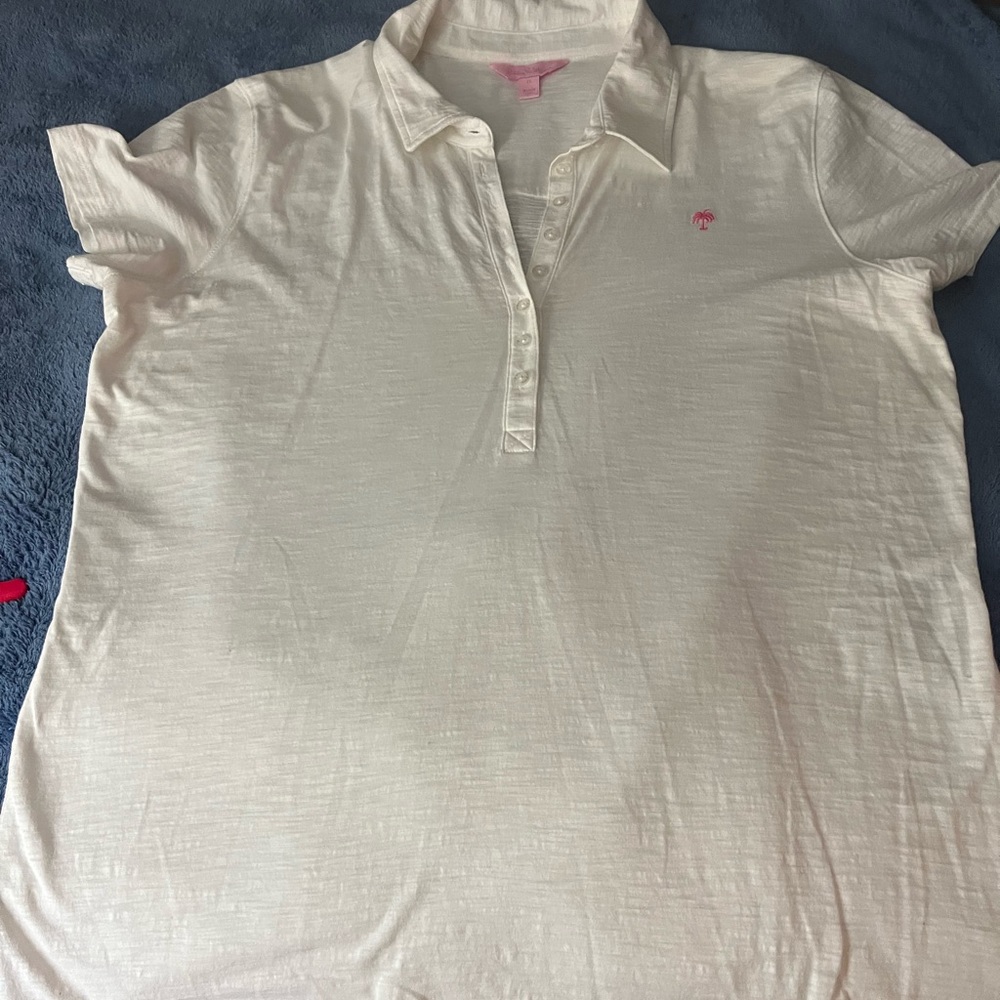 Lilly Pulitzer Polo XL White